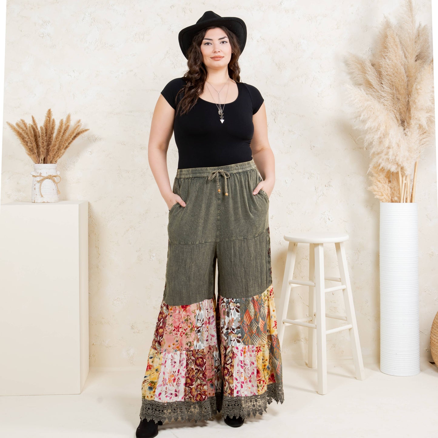 60's Bohemian Bell Bottom Pants