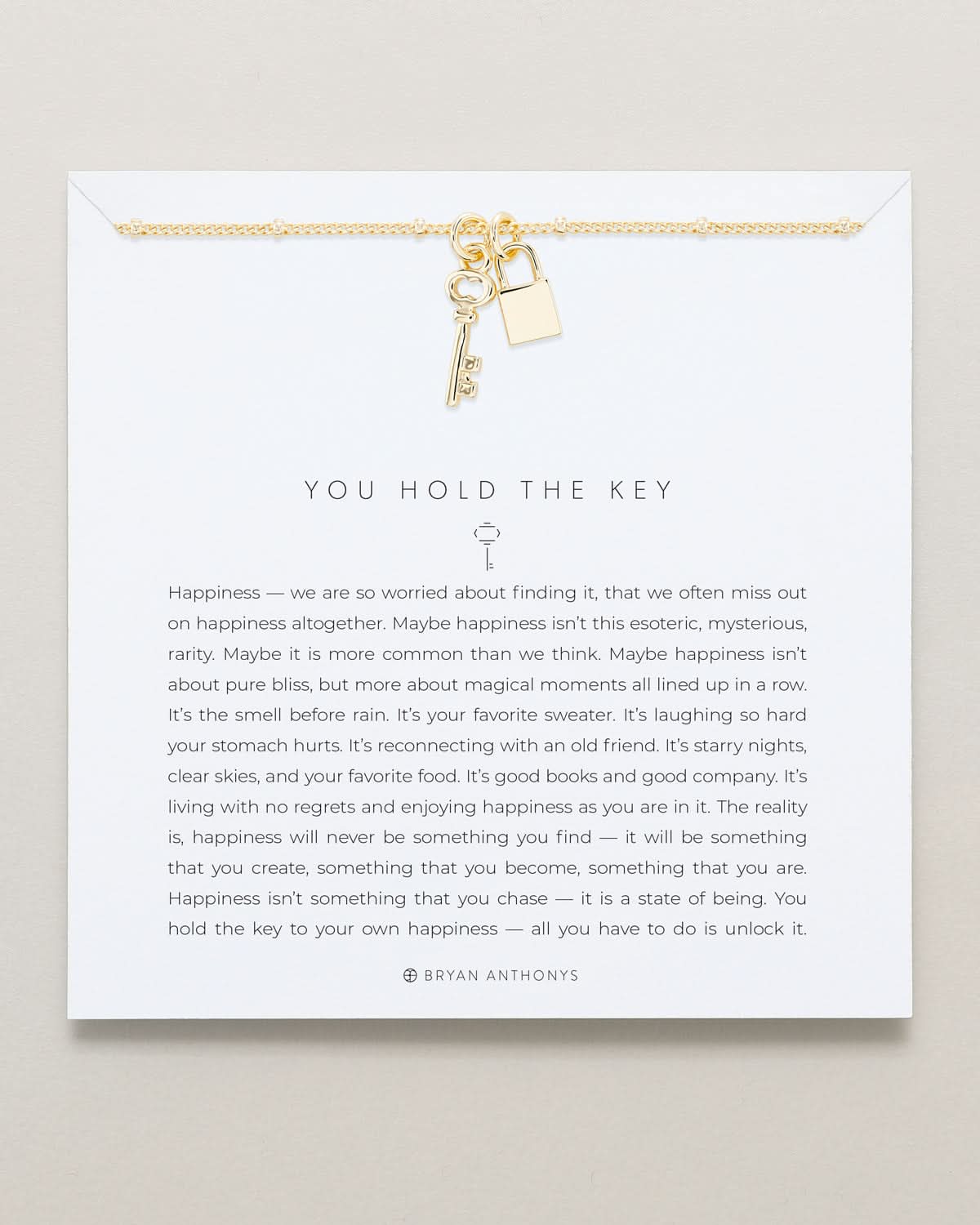 You Hold The Key Necklace