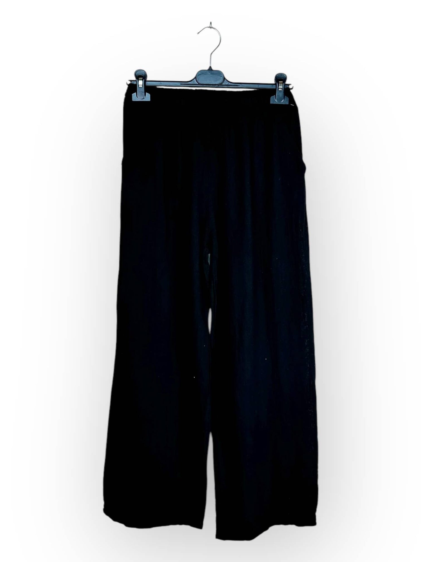 PLAIN LINEN AND COTTON PANTS Made in Italy