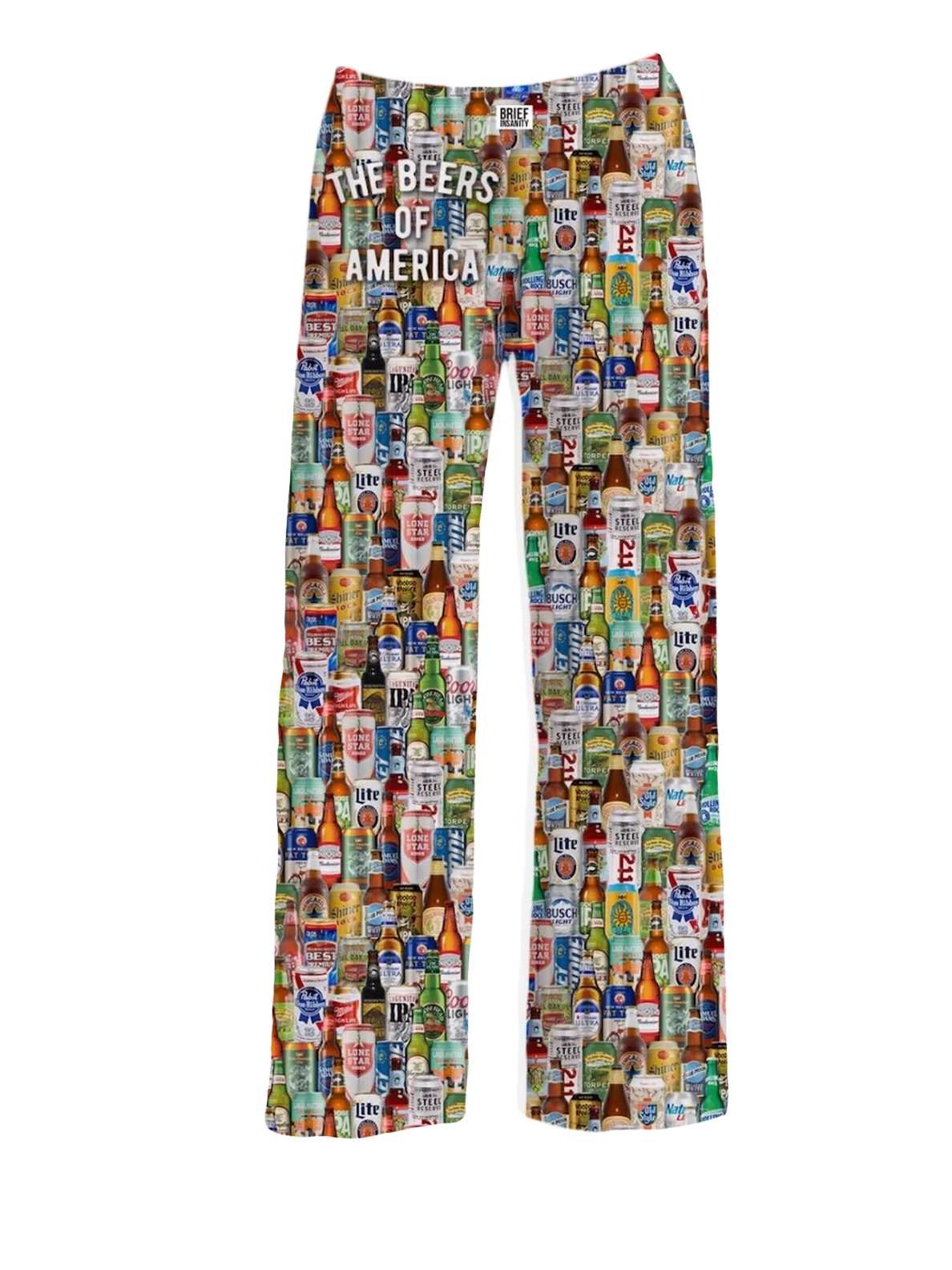 USA Beers of America Lounge Pants Brief Insanity Pajama Pant