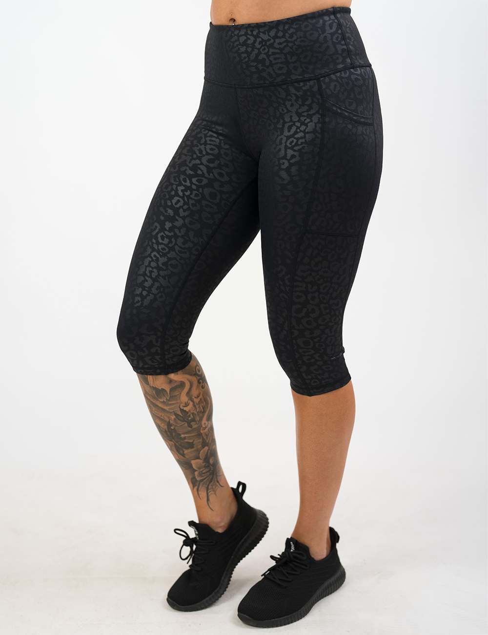 Black Leopard Leggings