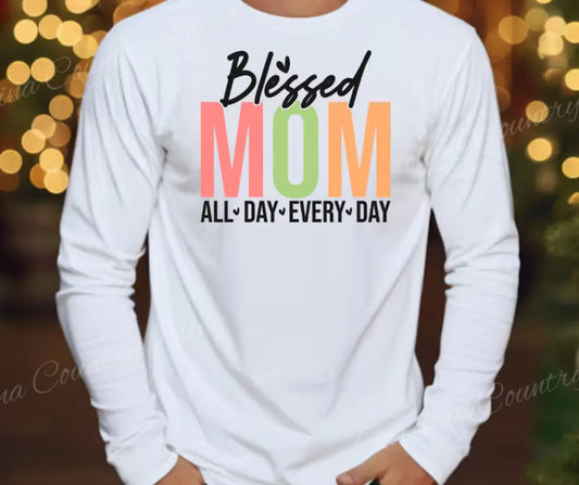 Blessed Mom – White