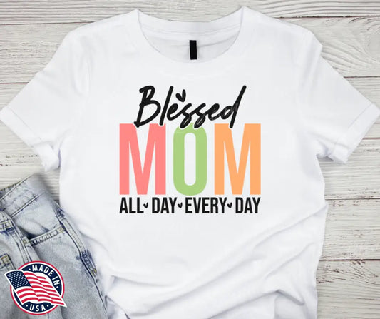 Blessed Mom – White