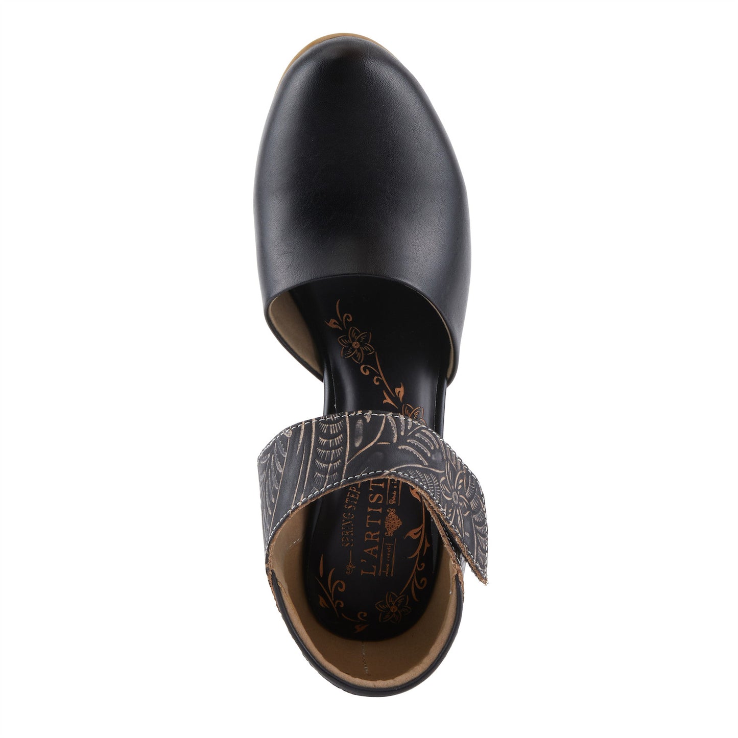 Toolie Black Sandal by L`ARTISTE