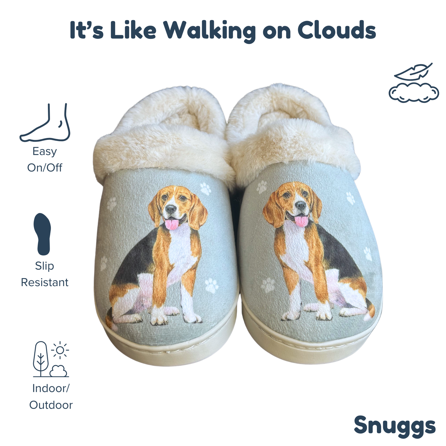 Beagle Snuggs Slipper - Comfy - Pet lovers