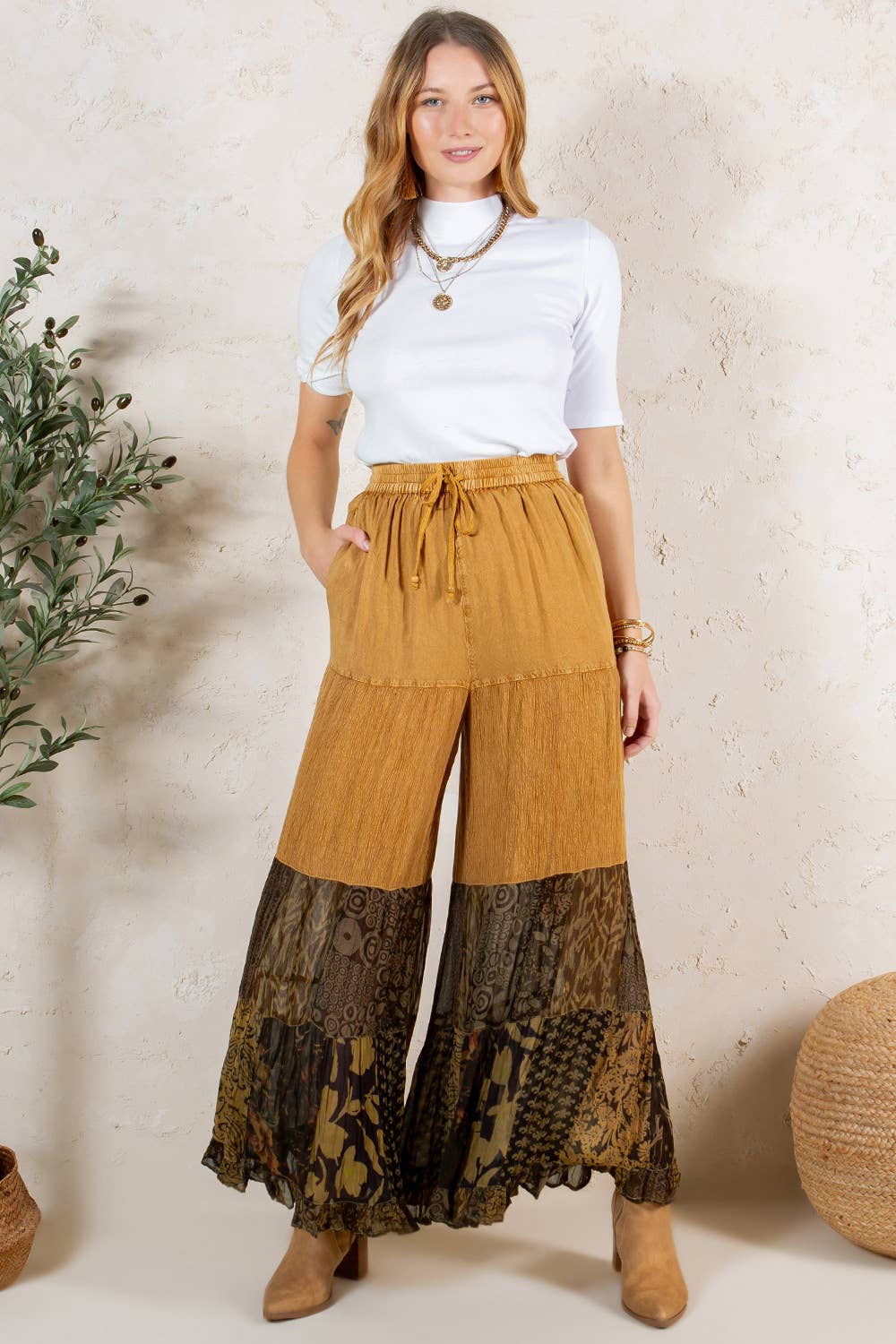 60's Bohemian Bell Bottom Pants