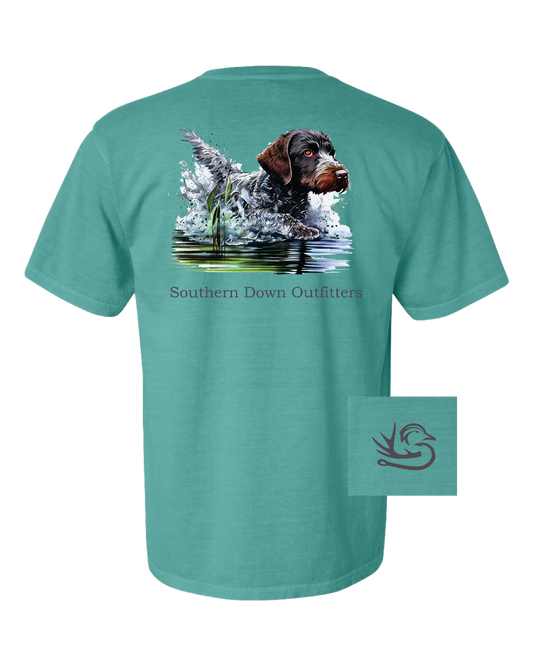 Dog in Water Southern Down Outfitters Short Sleeve Tee