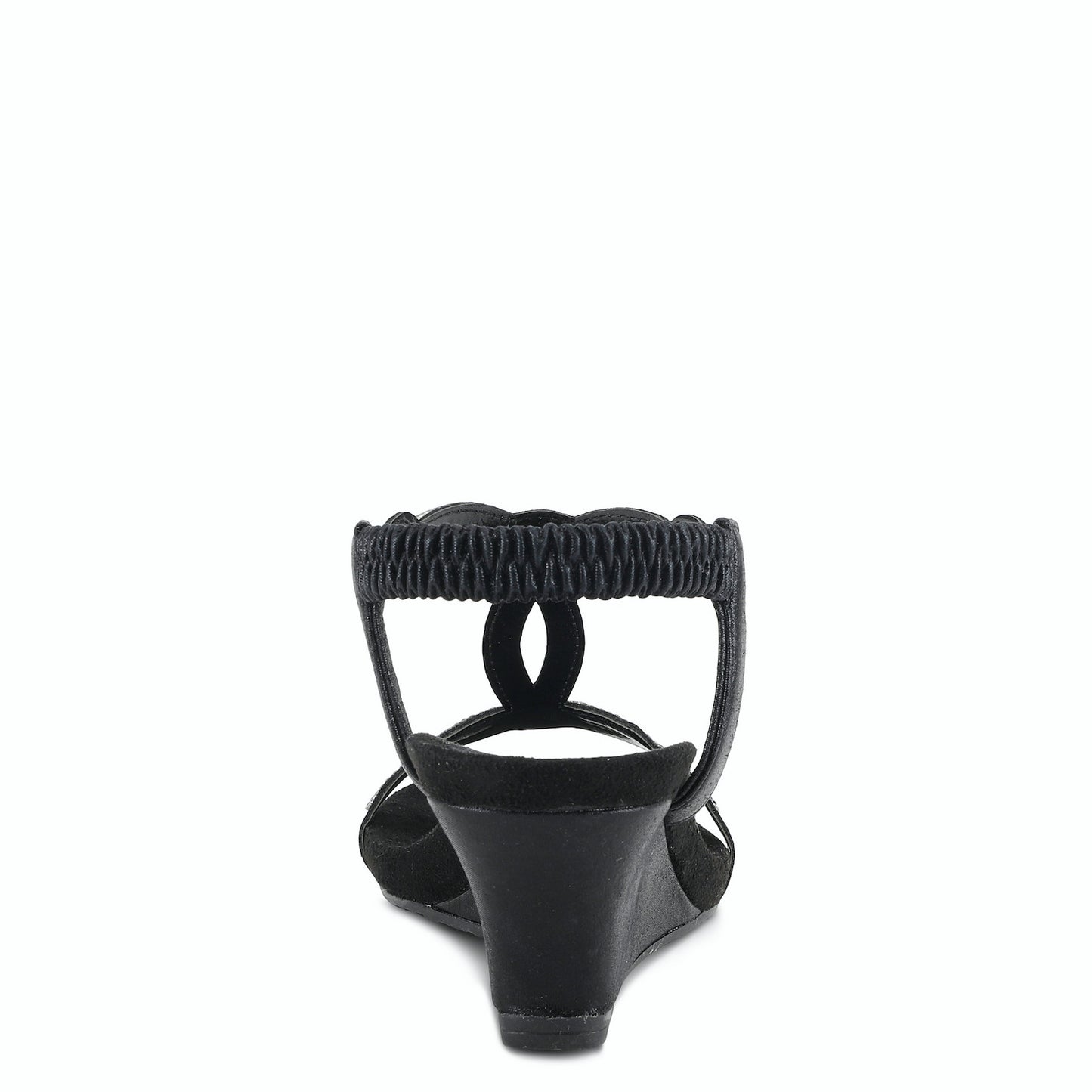 Shining Black Sandal by Patrizia