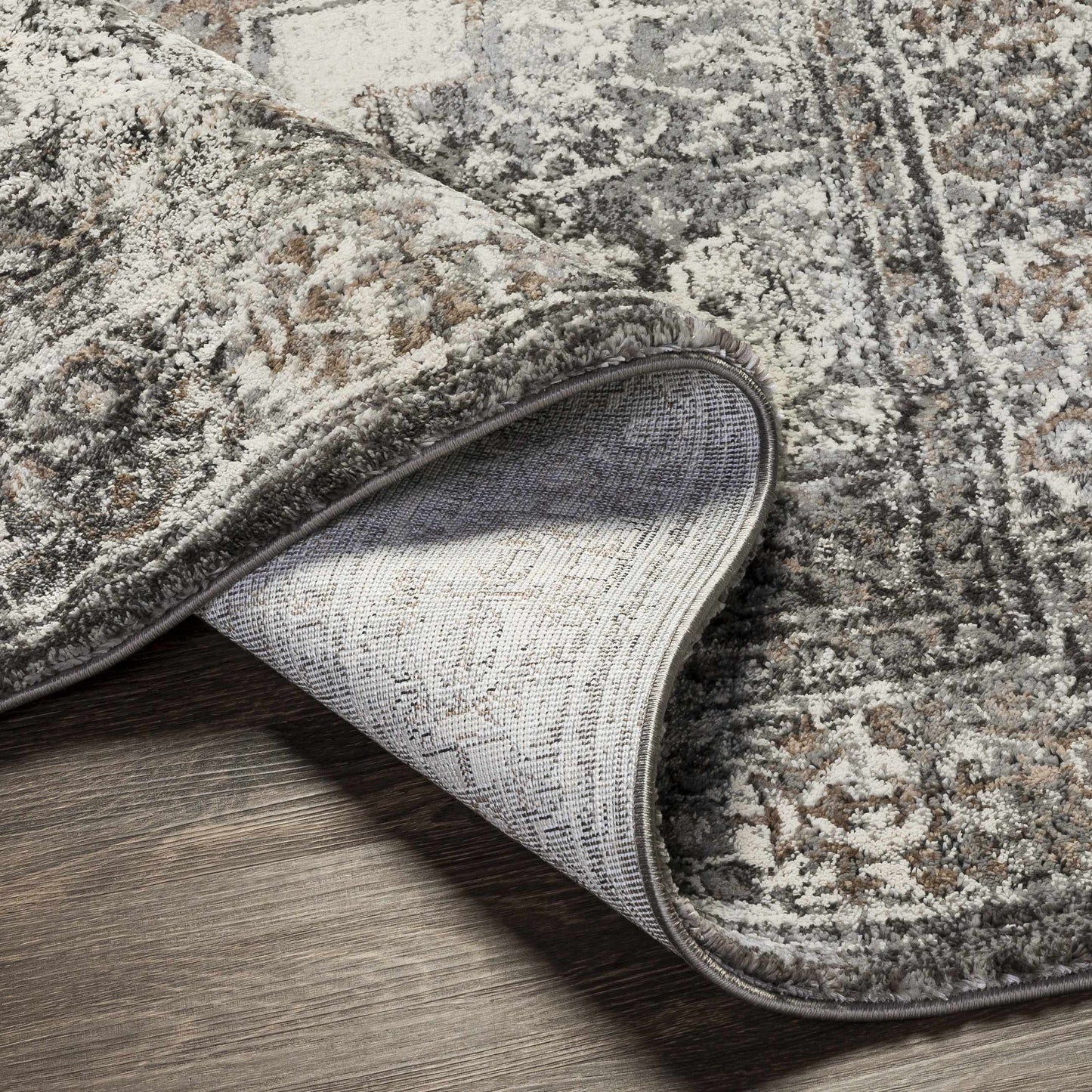 Manaring Charcoal Luxe Thick Area Rug