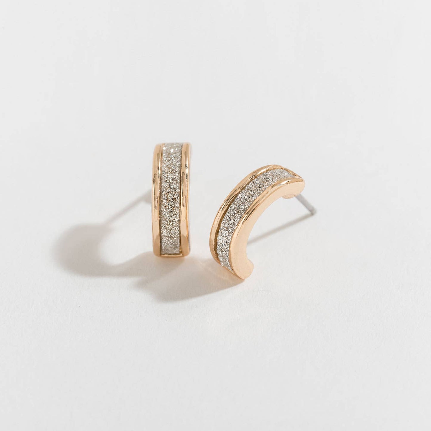 Glitter Hoop Ear Sense Hoop Earrings
