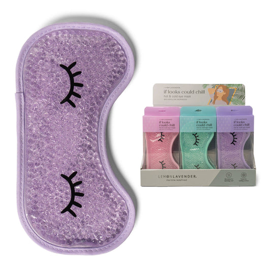 If Looks Could Chill Hot & Cold Gel Eye Mask -  Lemon Lavender