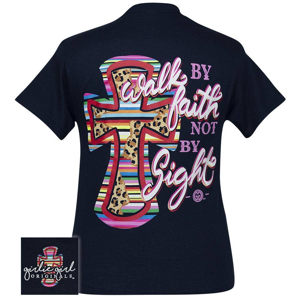 Serape Leopard Cross Navy SS-2344