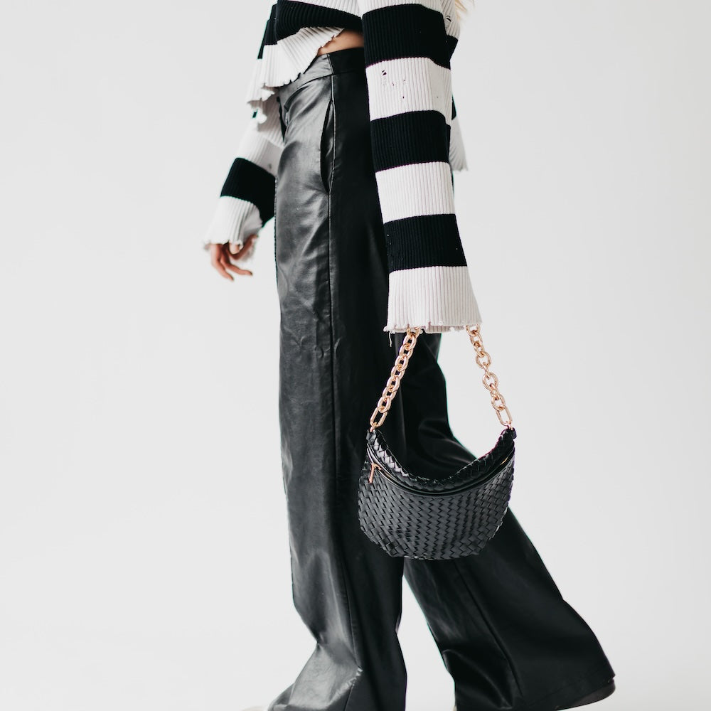 Bold Metal Chain Shoulder Strap