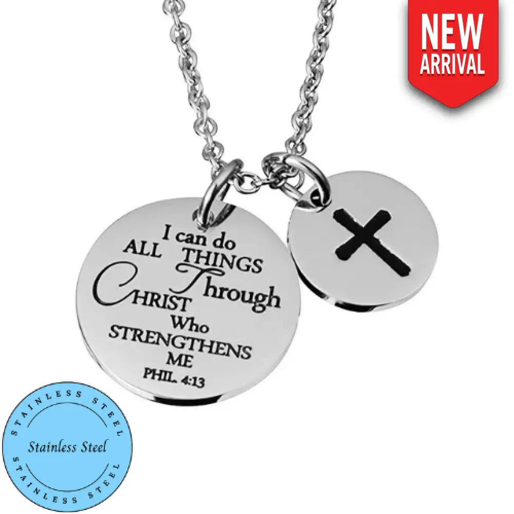 Christ Strengthens Me – Silver