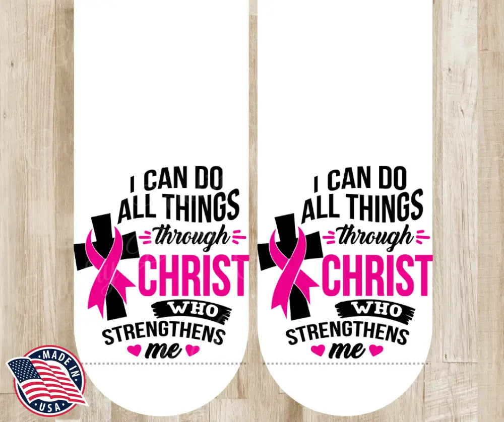 Christ Strengthens Me - Pink