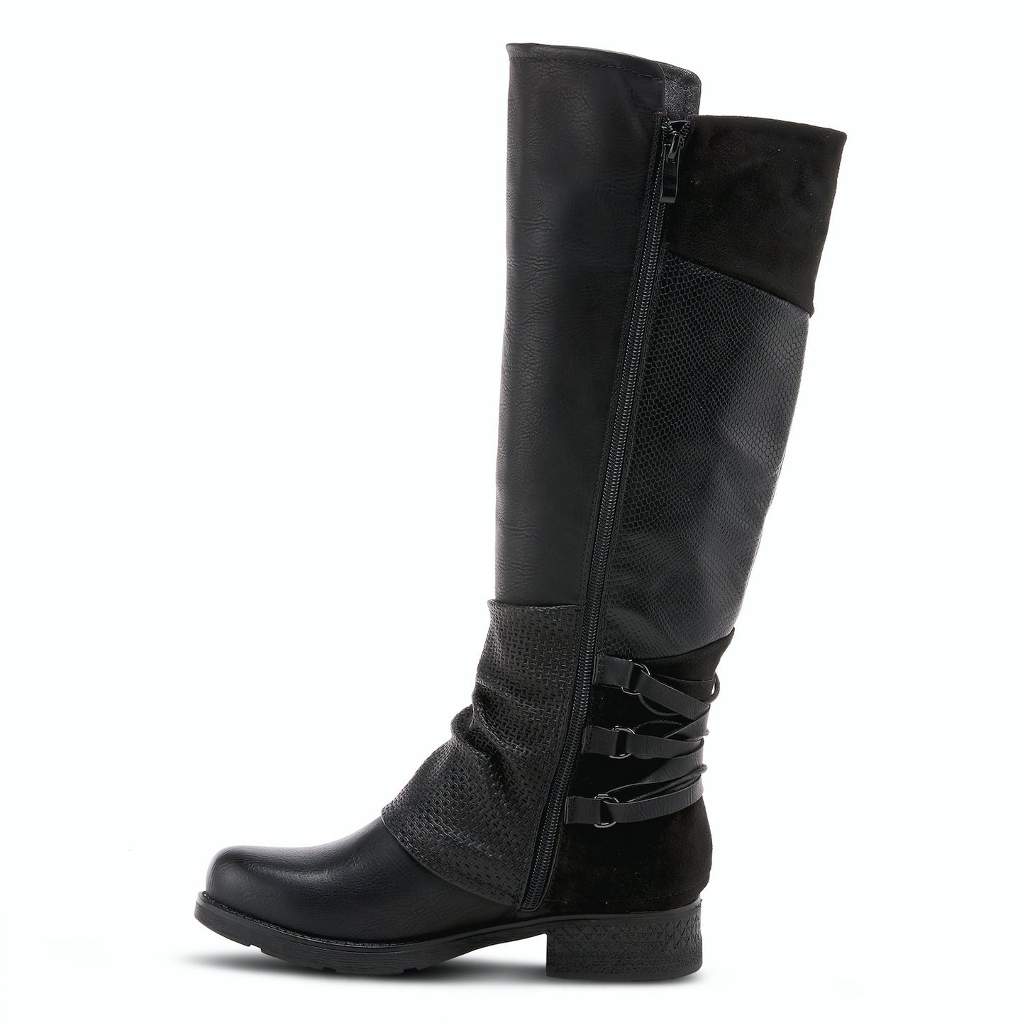 MAXIE BY PATRIZIA - BLACK PULL ON TALL BOOT