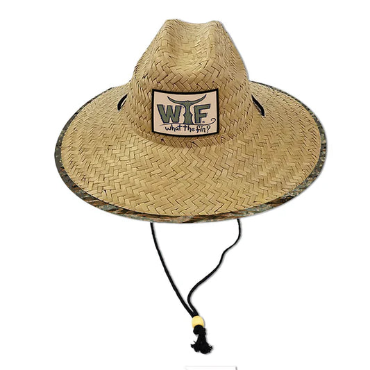 WTF Straw Hat What The Fin Camo Hat (Commando)