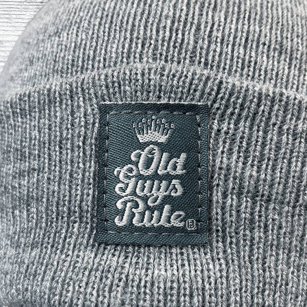 Classic Beanie Heather Grey Old Guys Rule