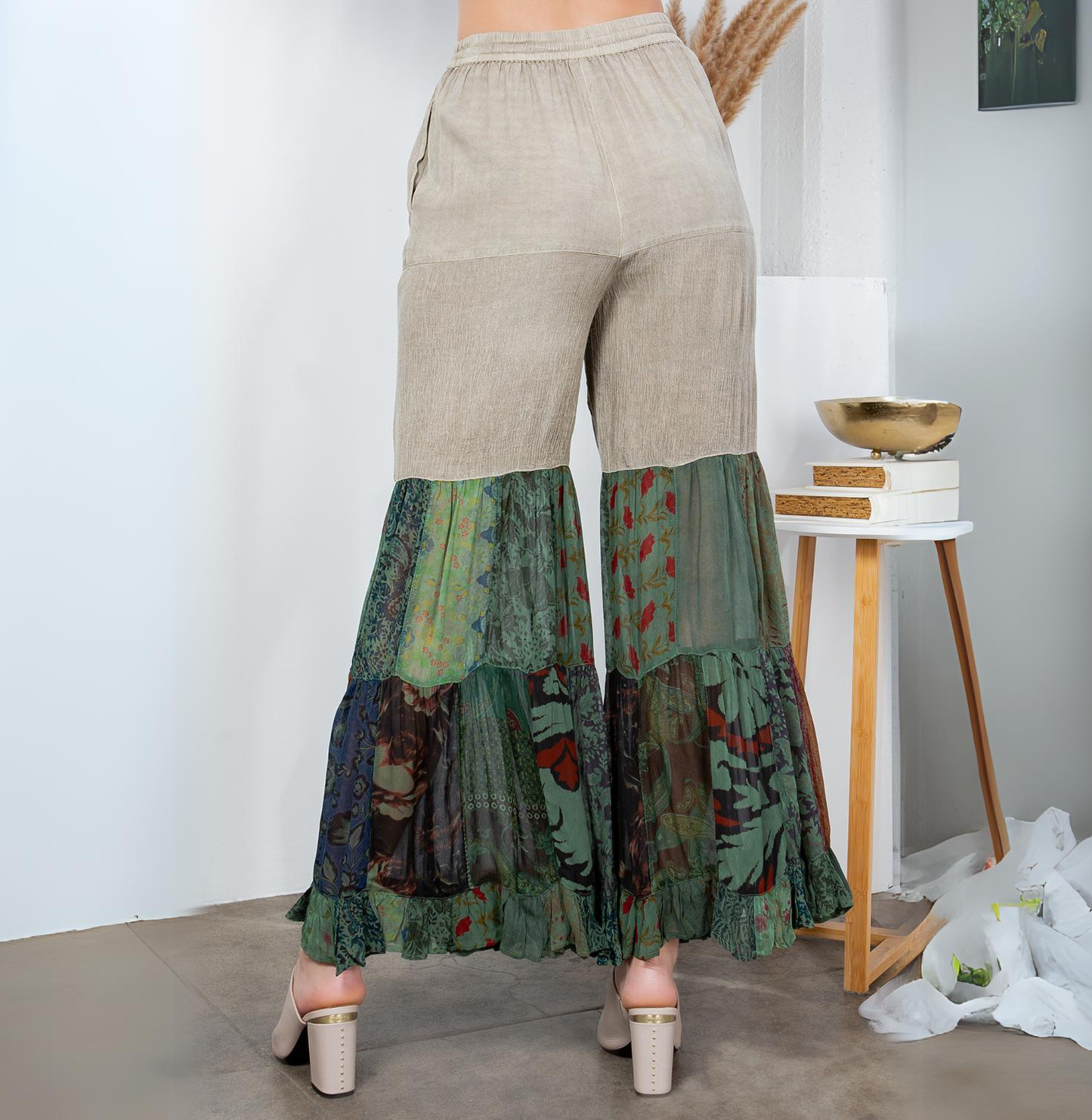 60's Bohemian Bell Bottom Pants