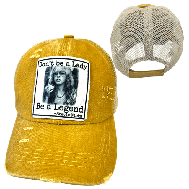 DON'T BE A LADY  | UNISEX HAT | DISTRESSED