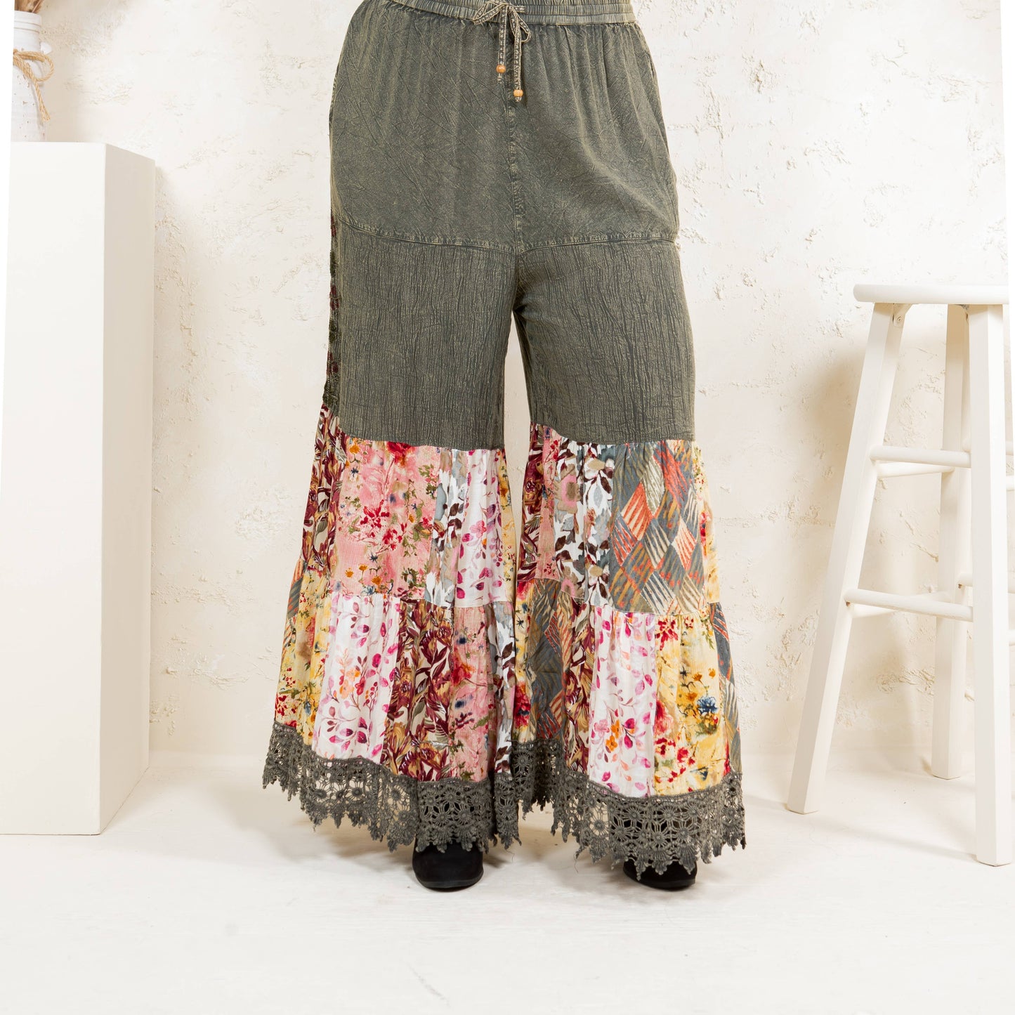 60's Bohemian Bell Bottom Pants