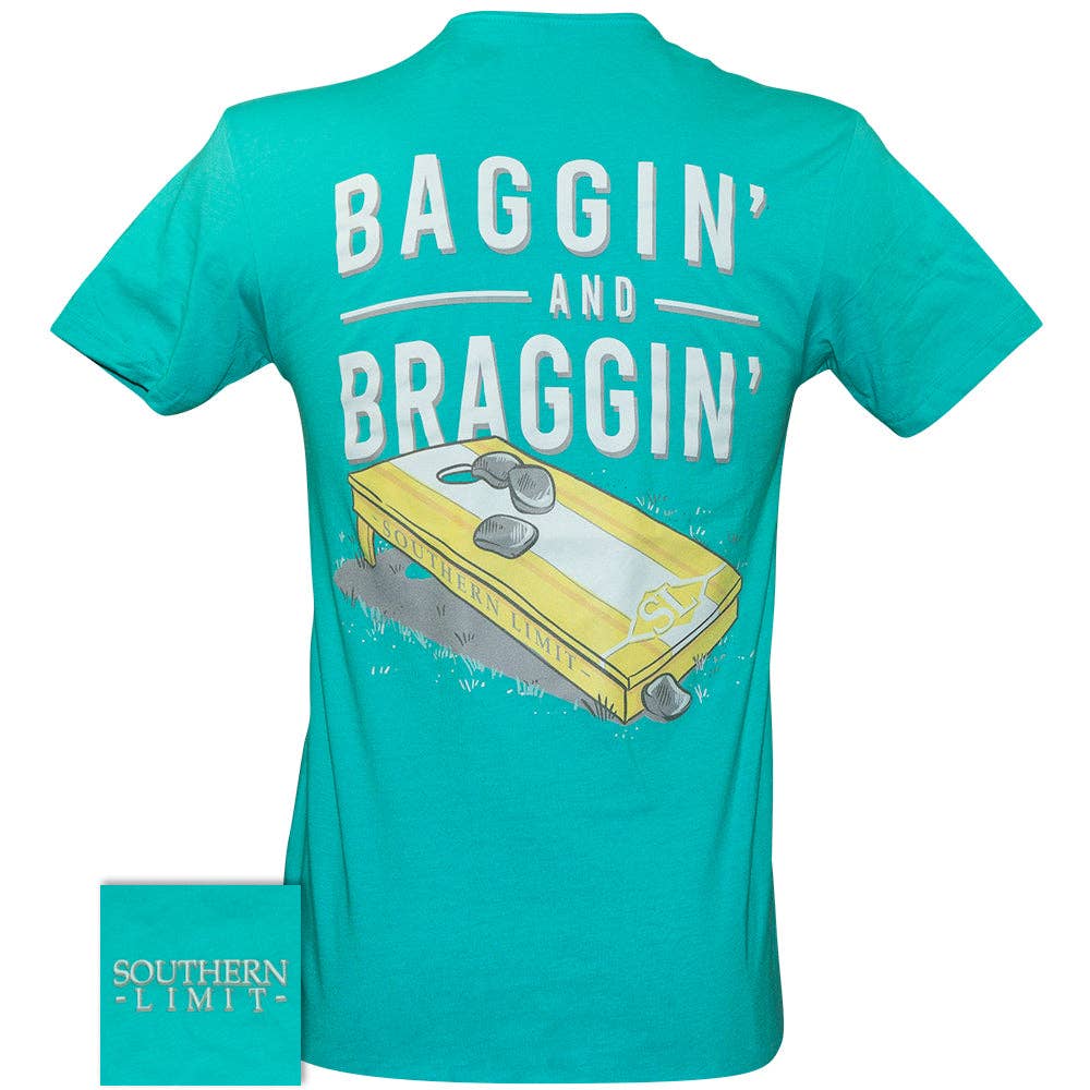 Southern Limit Baggin' and Braggin' Mens Southern Graphic Tees