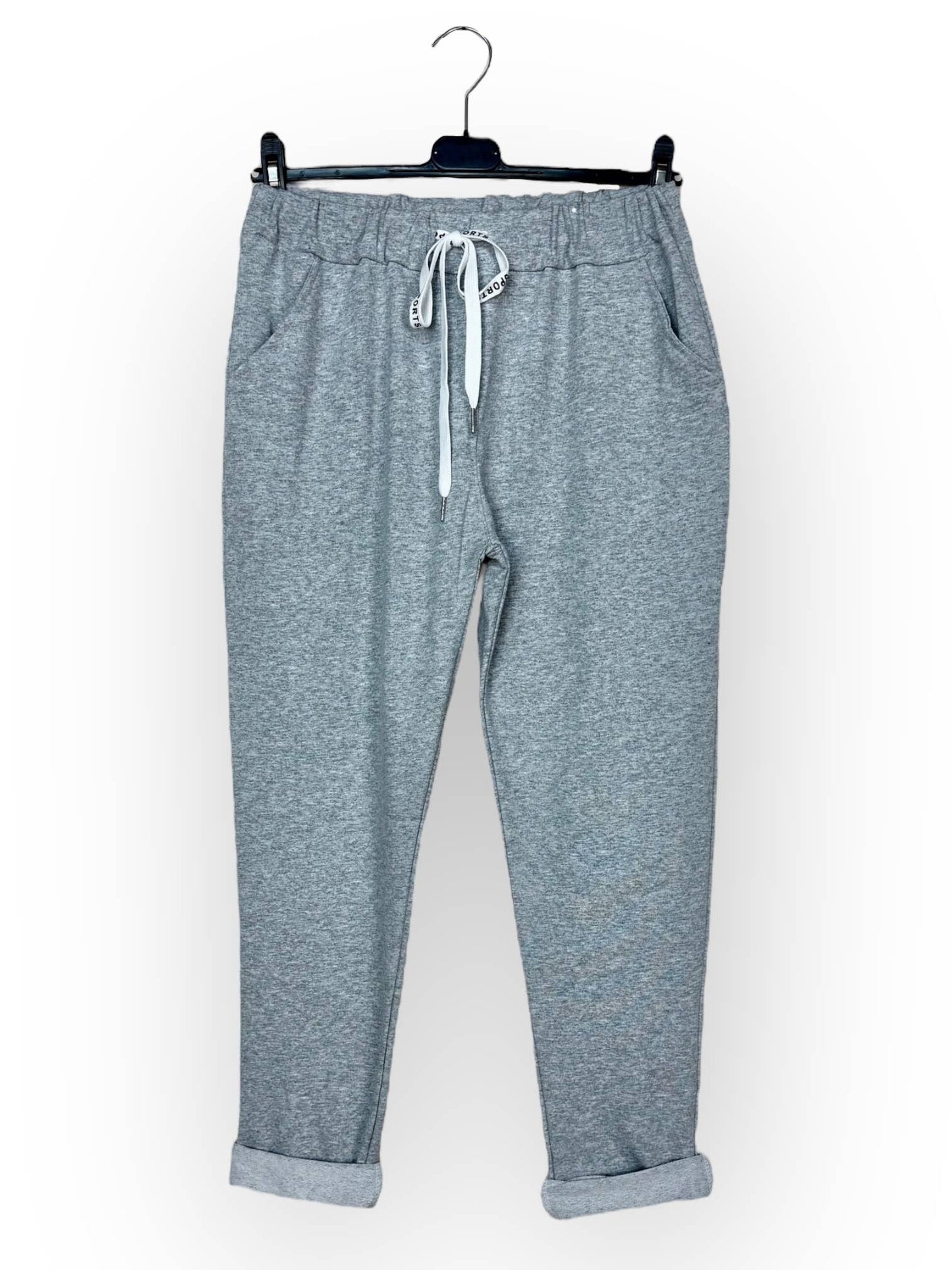 Cotton jogger pants with pockets Casual Made in Italy