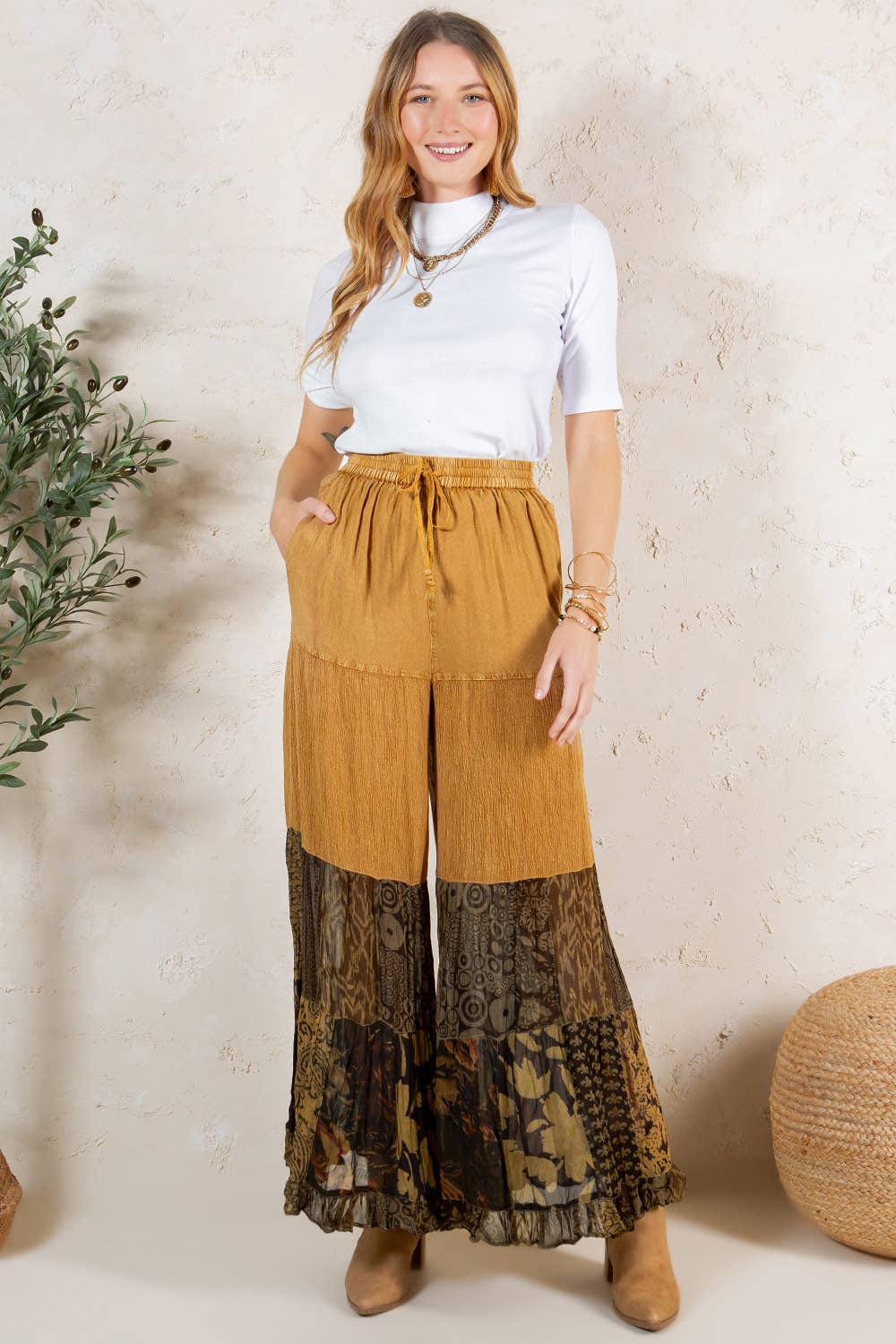 60's Bohemian Bell Bottom Pants