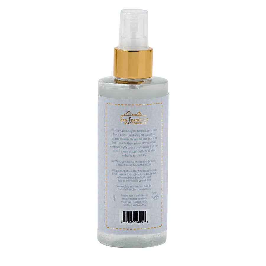 BITCH BAR PERFUME MIST FRESH AMBER by San Francisco Soap Co.