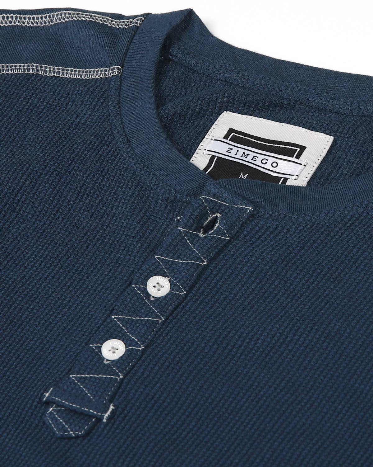 Men's Casual Basic Long Sleeve Thermal Athleisure Henley