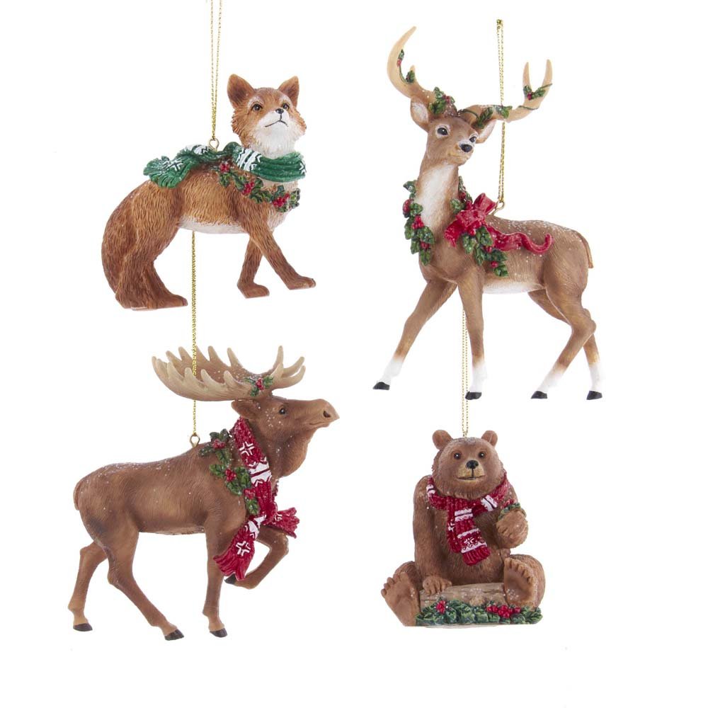 Bear Woodland Ornament 4in by Kurt Adler