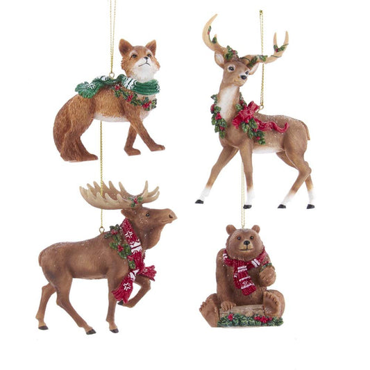 Bear Woodland Ornament 4in by Kurt Adler