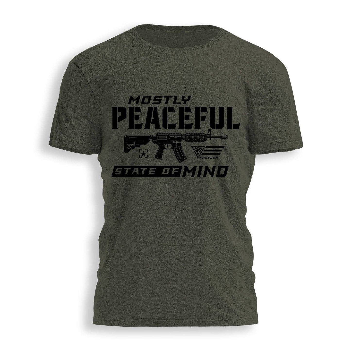 I Love My Freedom - MOSTLY PEACEFUL STATE OF MIND Tee