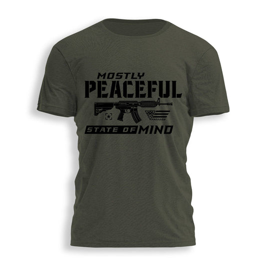 I Love My Freedom - MOSTLY PEACEFUL STATE OF MIND Tee