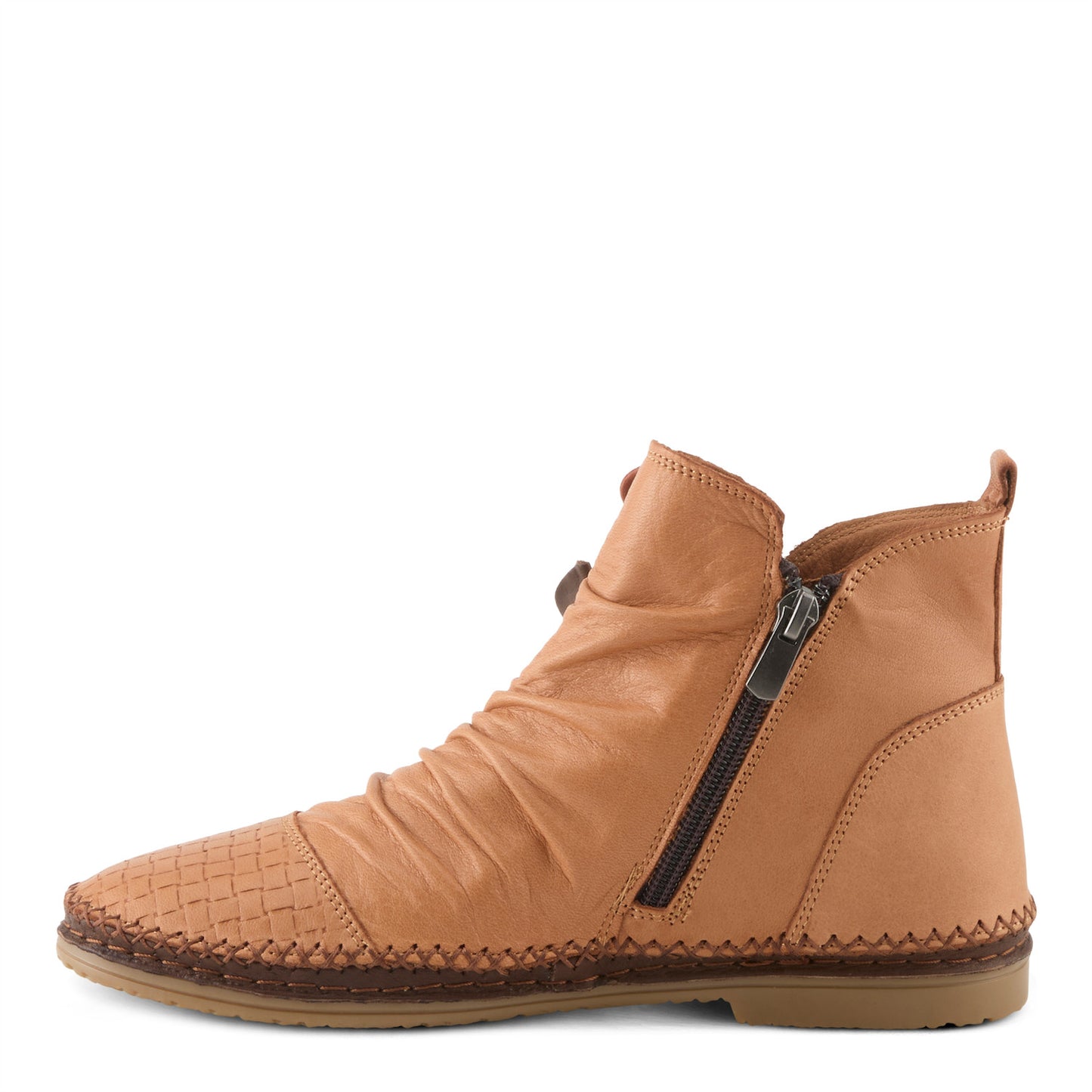 Pomeroy  basketweave Camel Bootie By Spring Step