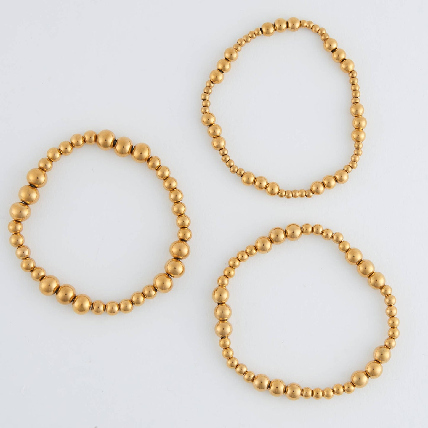 Narelle Waterproof Stretch Graduated Ball Bracelet