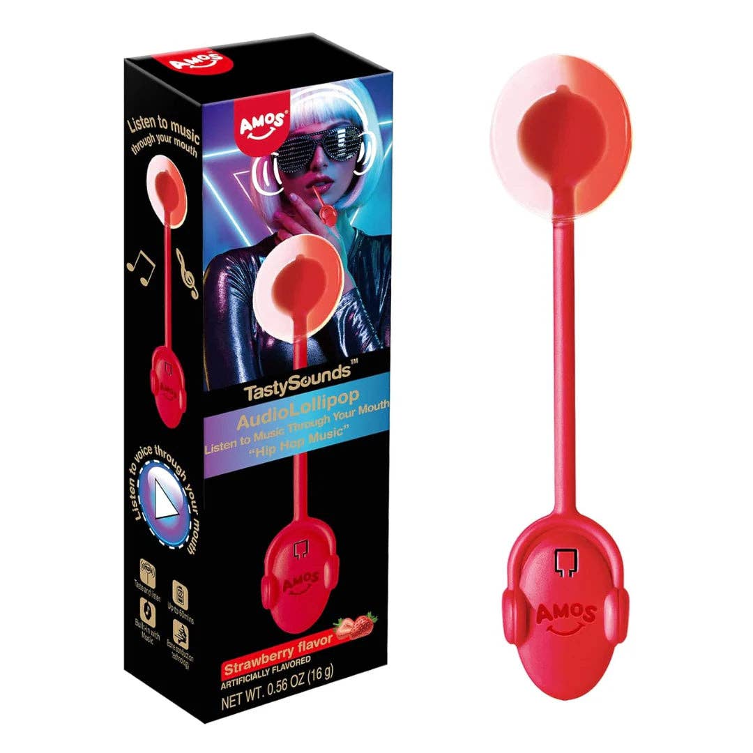 TastySounds Strawberry Music Lollipops