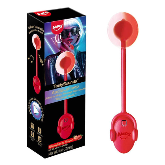 TastySounds Strawberry Music Lollipops