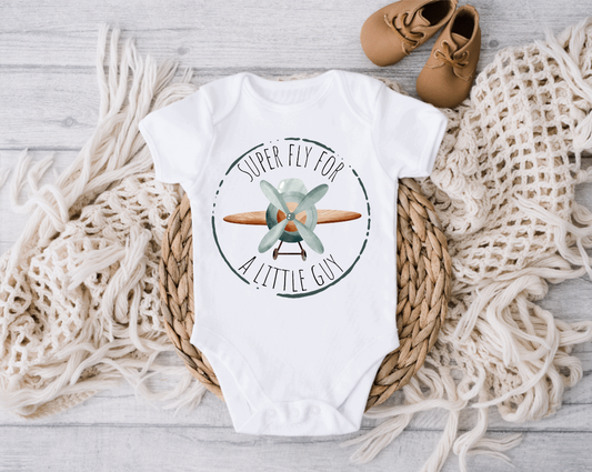 Super Fly for a Little Guy Airplane Pilot Bodysuit
