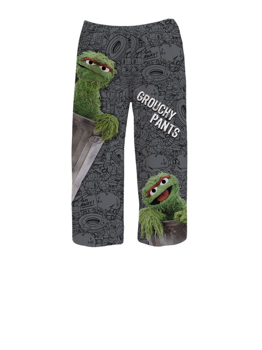 Sesame Street Oscar The Grouch BRIEF INSANITY Briefly Kid Lounge Pantsa