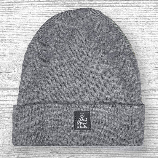 Classic Beanie Heather Grey Old Guys Rule