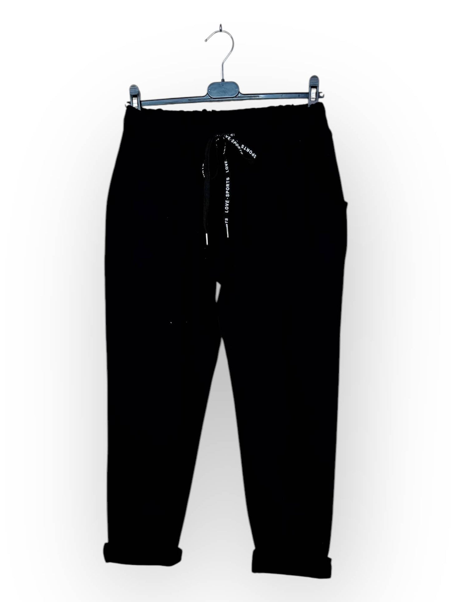 Cotton jogger pants with pockets Casual Made in Italy