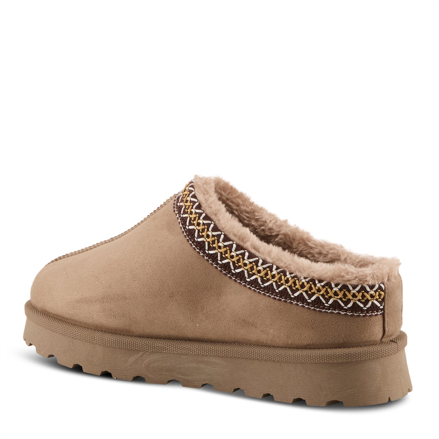 Alexon Taupe Classic Slip On Clog by Flexus
