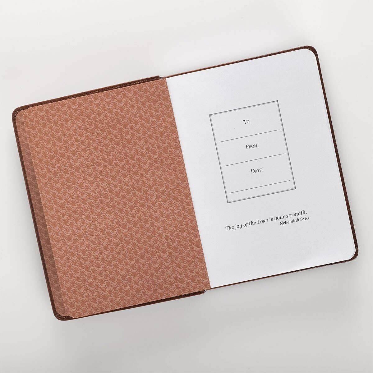 Journal Handy Brown Strong & Courageous Josh. 1:9