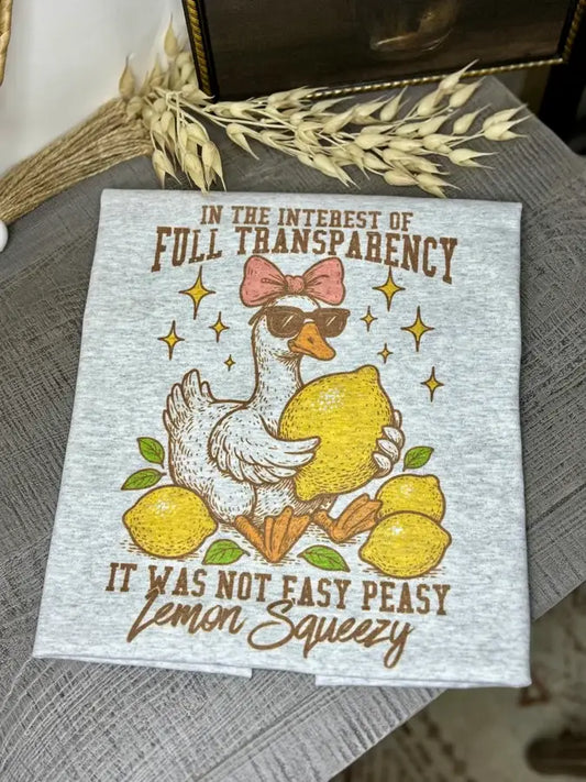 It Was Not Easy Peasy Lemon Squeezy (Sub T-Shirt)