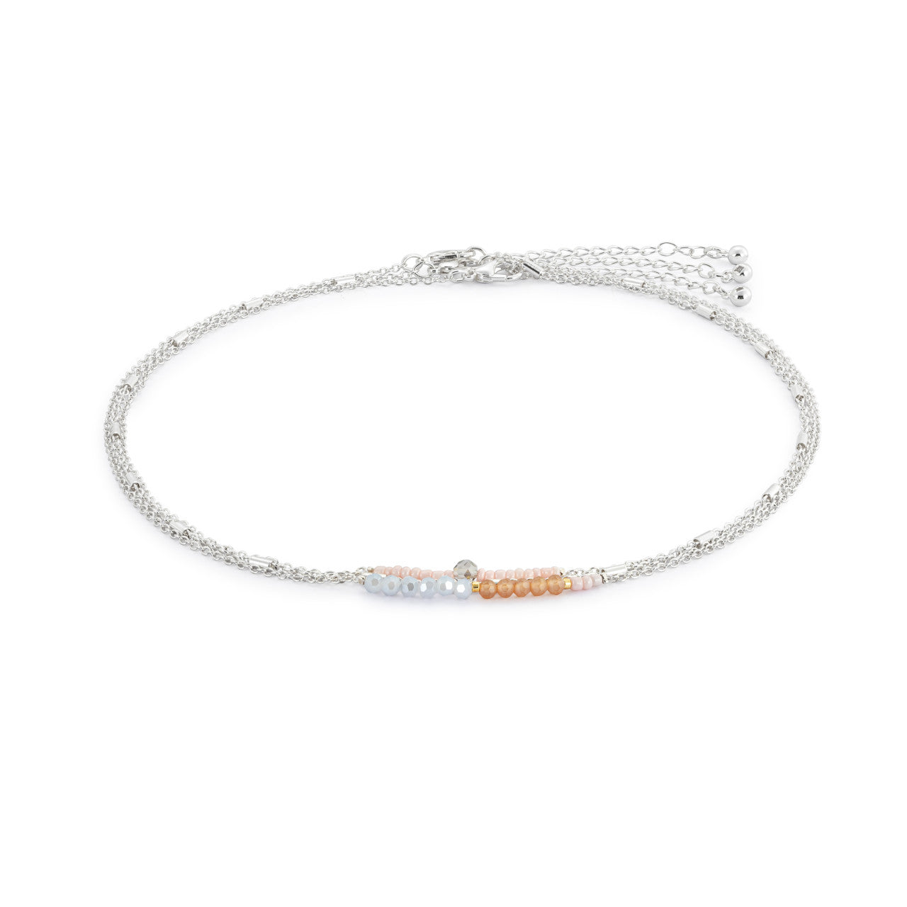 Multicolor Silver Necklace Set of 3 I've got you - A little kindness for you to wear or share - 16in by Demdaco SHARING KINDNESS COLLECTION