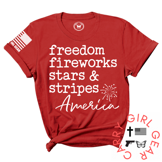 FREEDOM FIREWORKS TEE