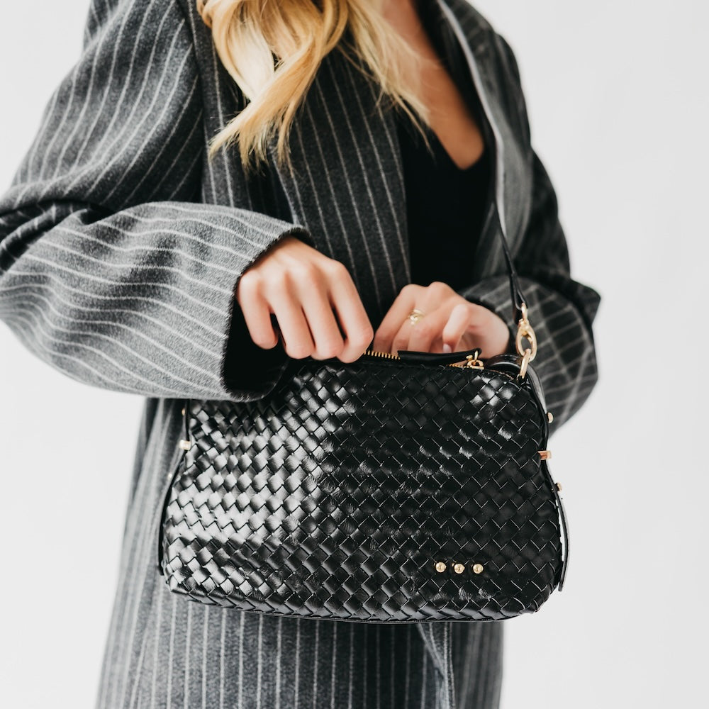 Harper Hobo Woven Shoulder Bag
