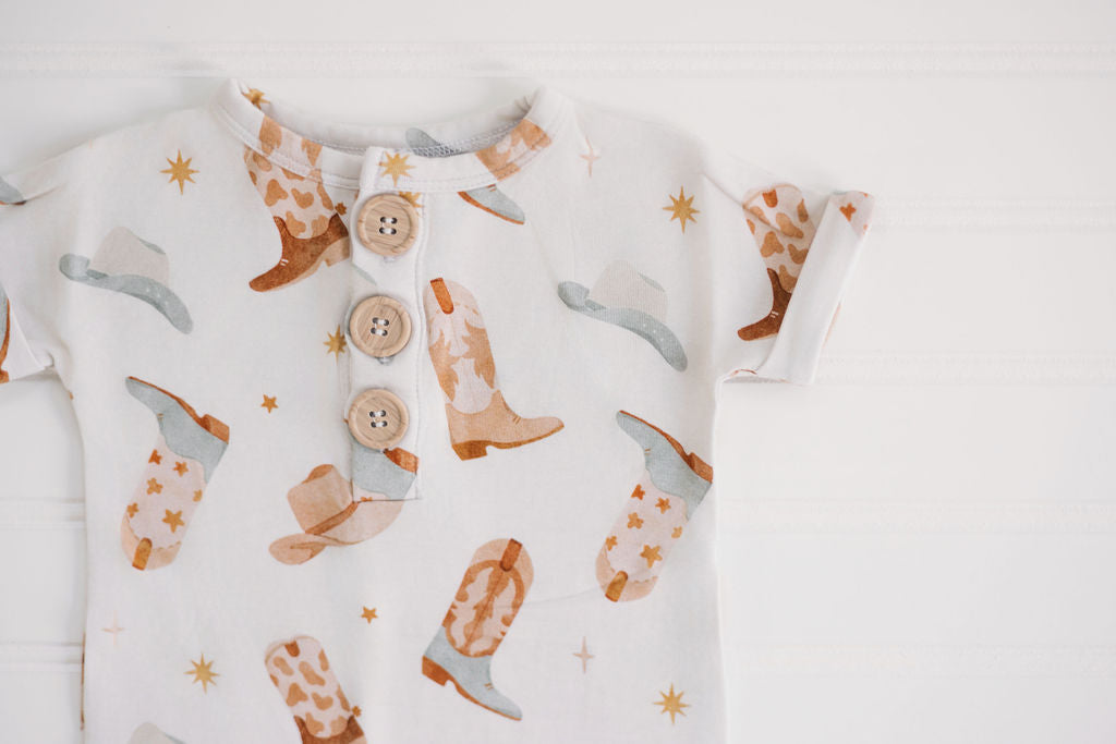 Wrangle Button Romper
