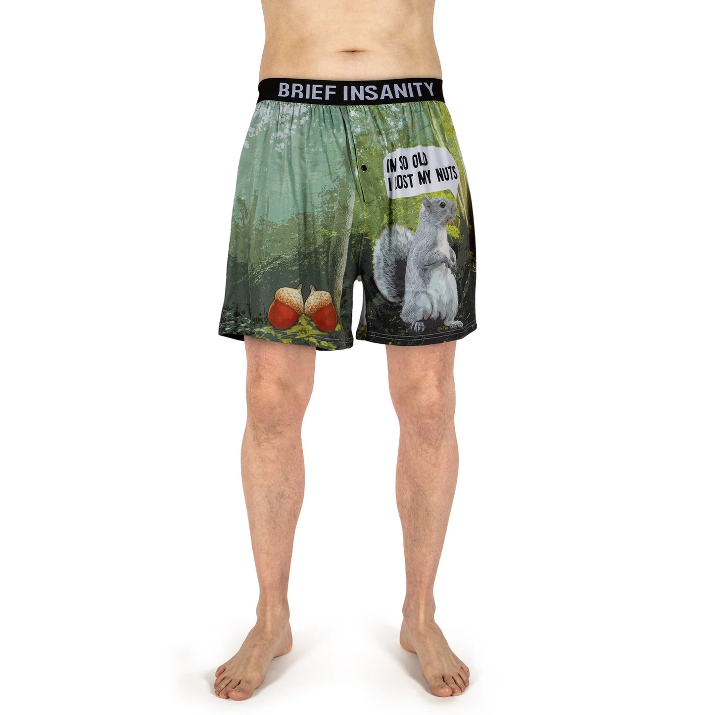 I'm So Old I Lost My Nuts Boxer Shorts Brief Insanity Pajama